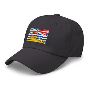 British Columbia Flag Cap - Adjustable Embroidered Dad Hat