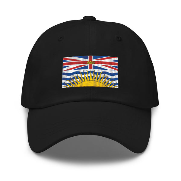 British Columbia Flag Cap - Adjustable Embroidered Dad Hat