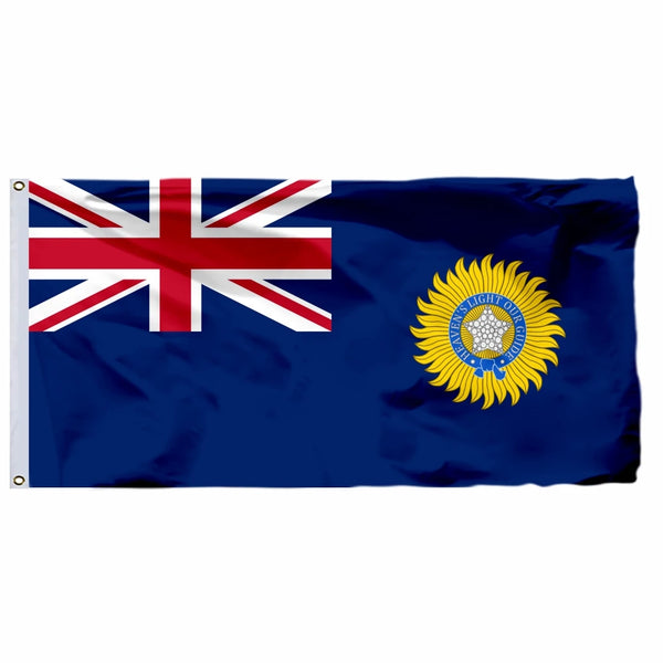 British India Flags - Indian Blue and Red Ensign Flags - 90x150cm(3x5ft) - 60x90cm(2x3ft)