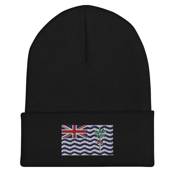 British Indian Ocean Territory Flag Beanie - Embroidered Winter Hat
