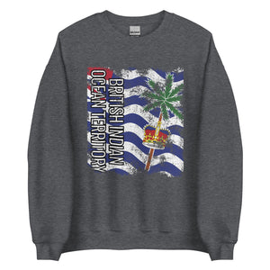 British Indian Ocean Territory Flag - Distressed Flag Sweatshirt