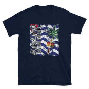 British Indian Ocean Territory Flag Distressed T-Shirt