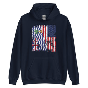 British Indian Ocean Territory USA Flag Hoodie