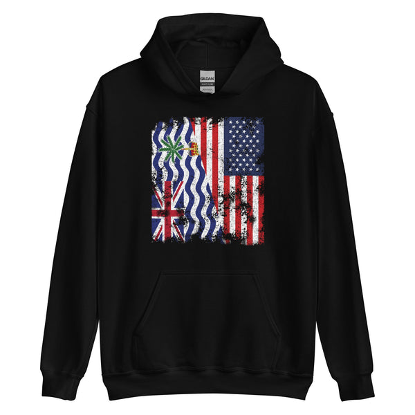 British Indian Ocean Territory USA Flag Hoodie