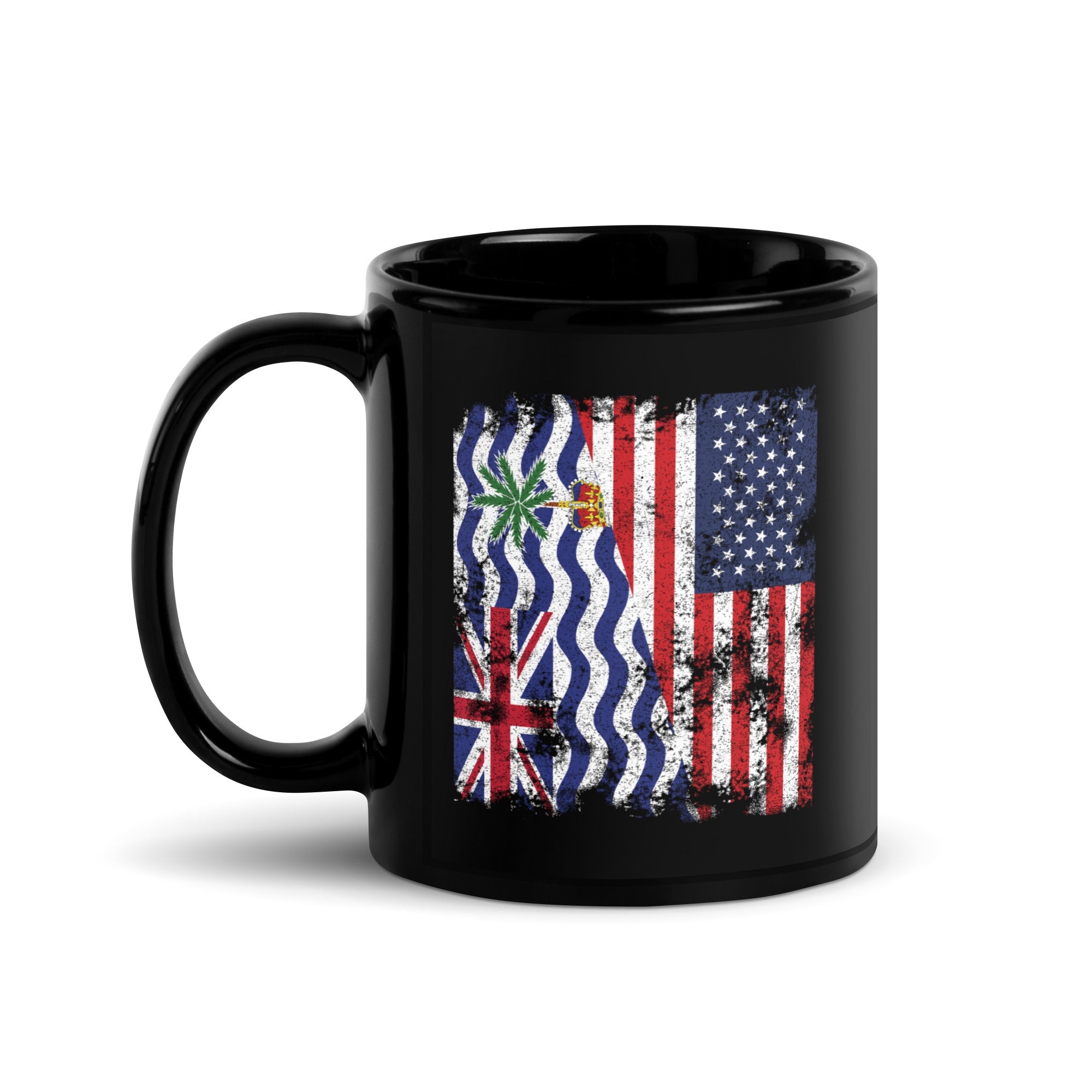 British Indian Ocean Territory USA Flag Mug