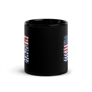 British Indian Ocean Territory USA Flag Mug