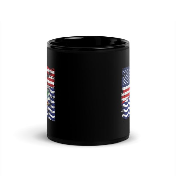 British Indian Ocean Territory USA Flag Mug