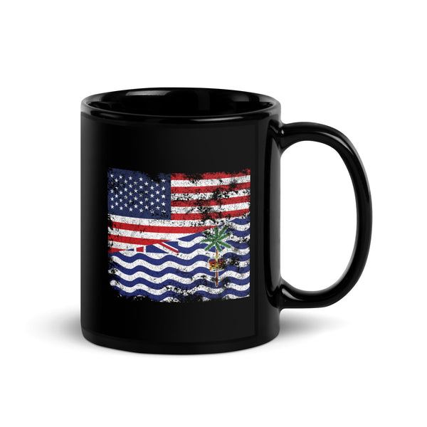 British Indian Ocean Territory USA Flag Mug