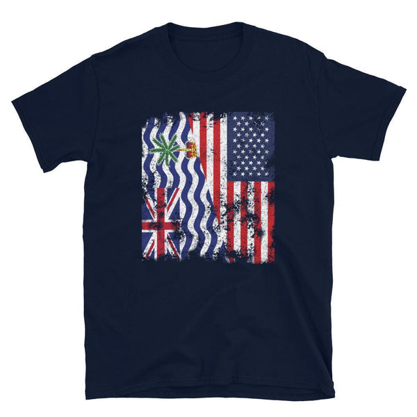 British Indian Ocean Territory USA Flag T-Shirt