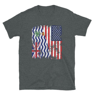 British Indian Ocean Territory USA Flag T-Shirt