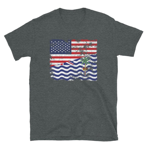 British Indian Ocean Territory USA Flag T-Shirt
