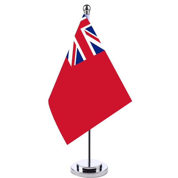 British Red Ensign Desk Flag - Small Office Table Flag