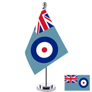 British Royal Air Force Desk Flag - Small Office Table Flag