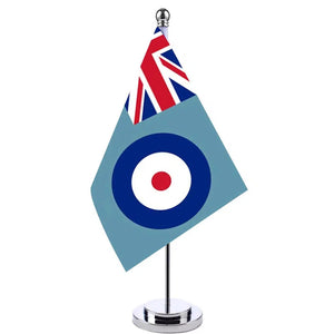 British Royal Air Force Desk Flag - Small Office Table Flag