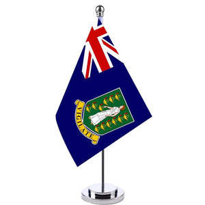 British Virgin Islands Desk Flag - Small Office Table Flag