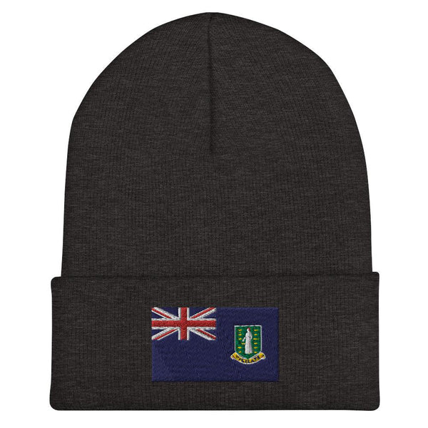 British Virgin Islands Flag Beanie - Embroidered Winter Hat