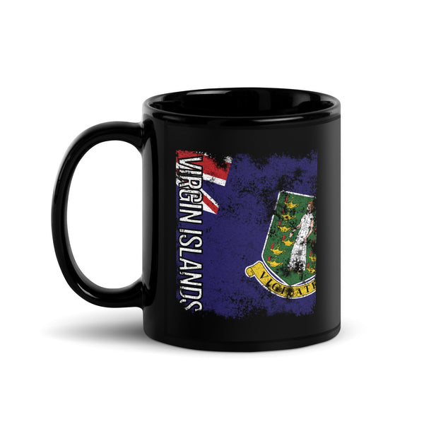 Virgin Islands Uk Flag - Distressed Flag Mug