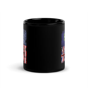 Virgin Islands Uk USA Flag Half American Mug