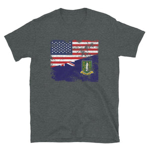 Virgin Islands UK USA Flag T-Shirt