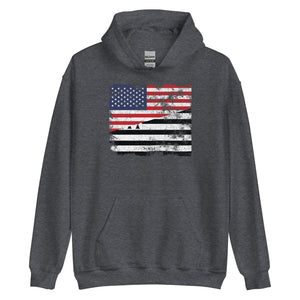 Brittany USA Flag Hoodie