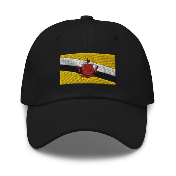 Brunei Flag Cap - Adjustable Embroidered Dad Hat