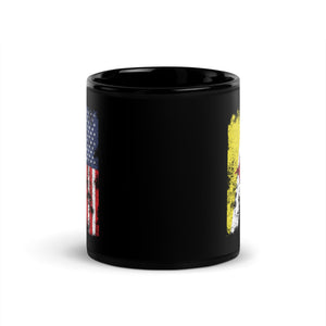 Brunei USA Flag - Half American Mug