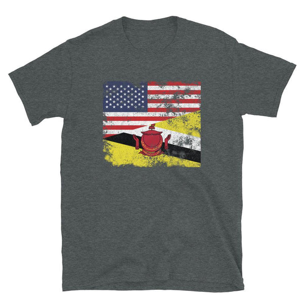 Brunei USA Flag T-Shirt