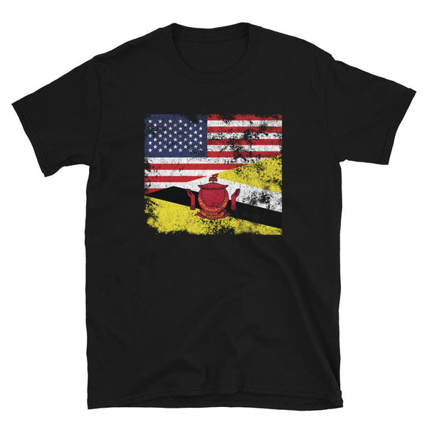 Brunei USA Flag T-Shirt