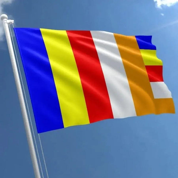 Buddhist Flag - 90x150cm(3x5ft) - 60x90cm(2x3ft)