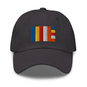 Buddhist Flag Cap - Adjustable Embroidered Dad Hat
