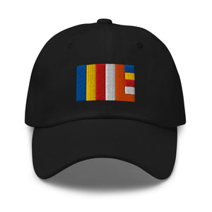 Buddhist Flag Cap - Adjustable Embroidered Dad Hat