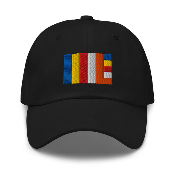 Buddhist Flag Cap - Adjustable Embroidered Dad Hat