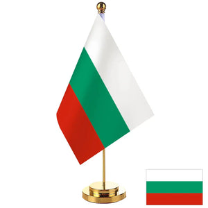 Bulgaria Desk Flag - Small Office Table Flag