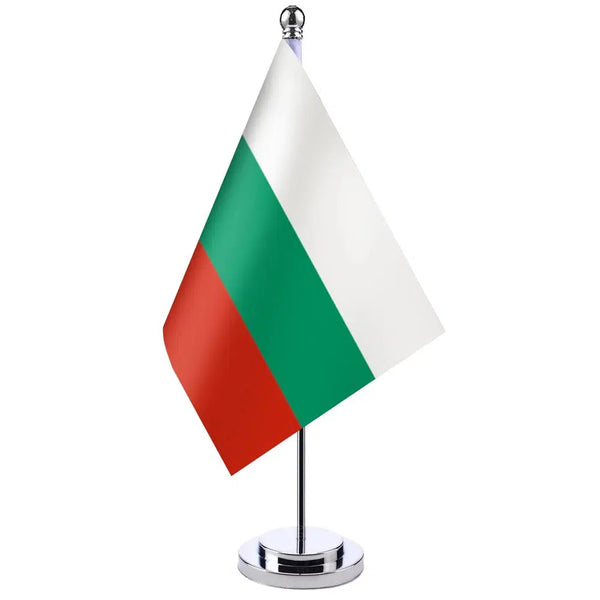 Bulgaria Desk Flag - Small Office Table Flag