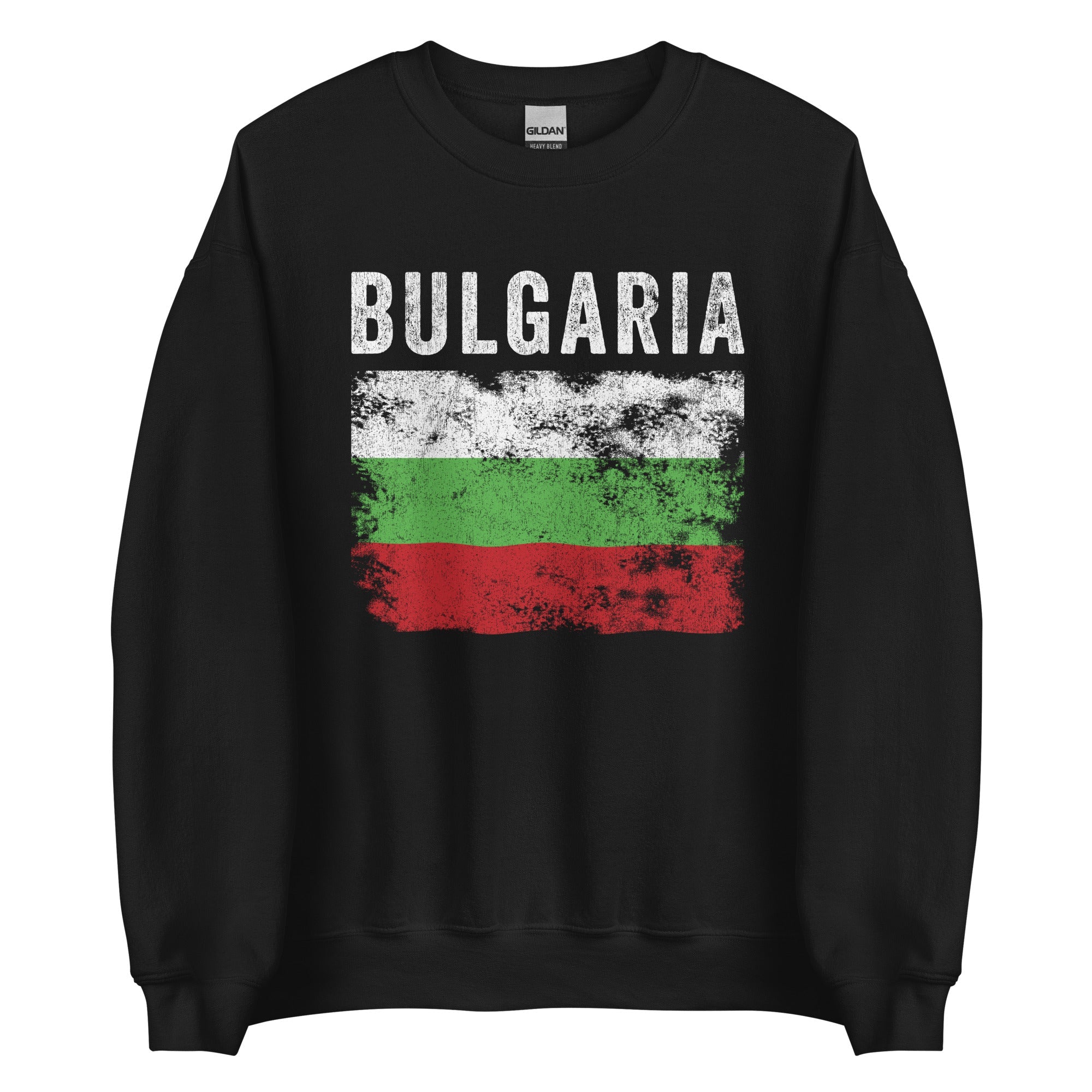 Bulgaria Flag Distressed Bulgarian Flag Sweatshirt