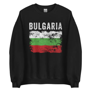 Bulgaria Flag Distressed Bulgarian Flag Sweatshirt