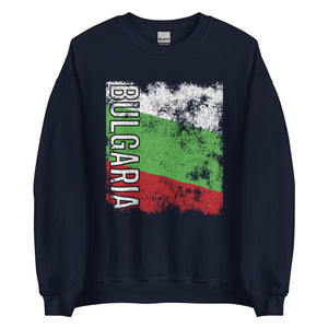 Bulgaria Flag - Distressed Flag Sweatshirt