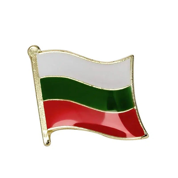 Bulgaria Flag Lapel Pin - Enamel Pin Flag