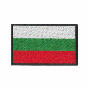 Bulgaria Flag Patch - Iron On/Hook & Loop Patch