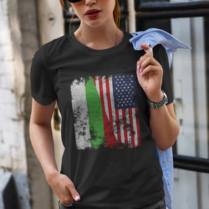 Bulgaria USA Flag - Half American T-Shirt