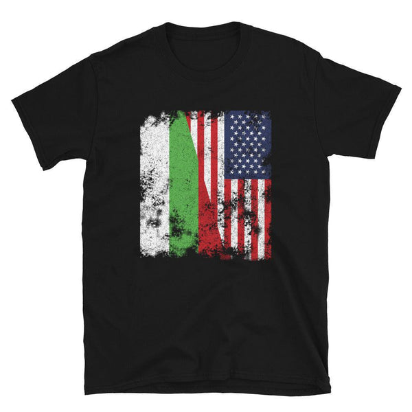 Bulgaria USA Flag - Half American T-Shirt