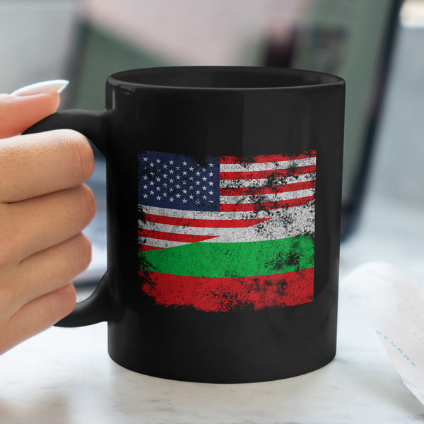 Bulgaria USA Flag Mug