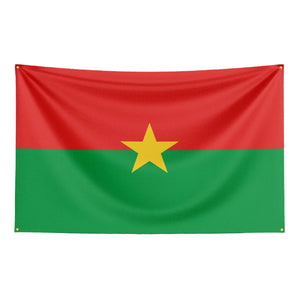 Burkina Faso Flag - 90x150cm(3x5ft) - 60x90cm(2x3ft)