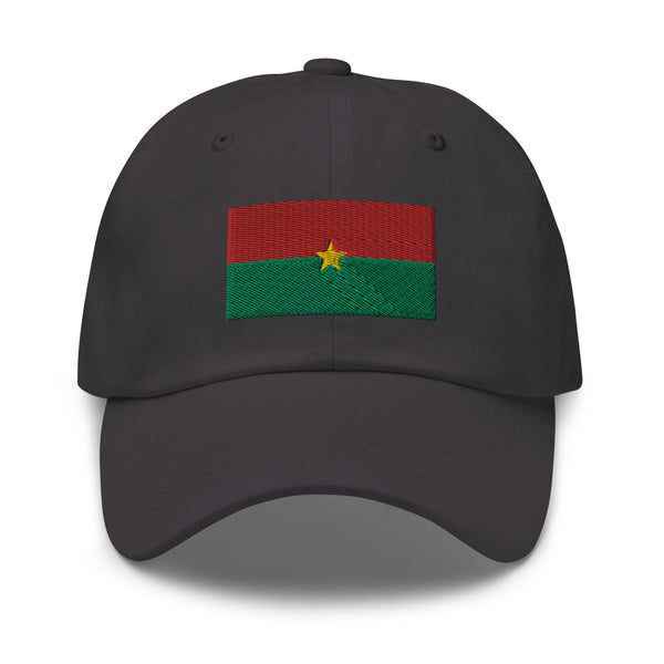 Burkina Faso Flag Cap - Adjustable Embroidered Dad Hat