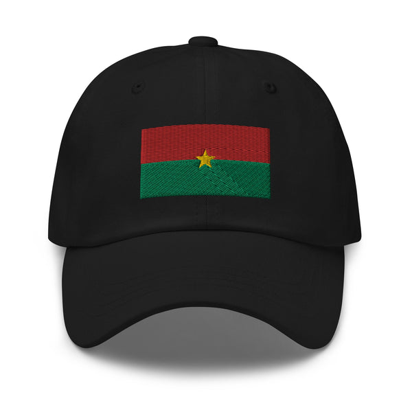 Burkina Faso Flag Cap - Adjustable Embroidered Dad Hat