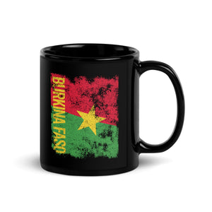 Burkina Faso Flag - Distressed Flag Mug