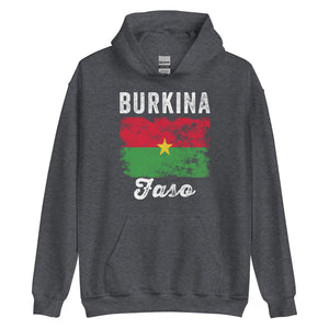 Burkina Faso Flag Vintage Burkinabe Flag Hoodie