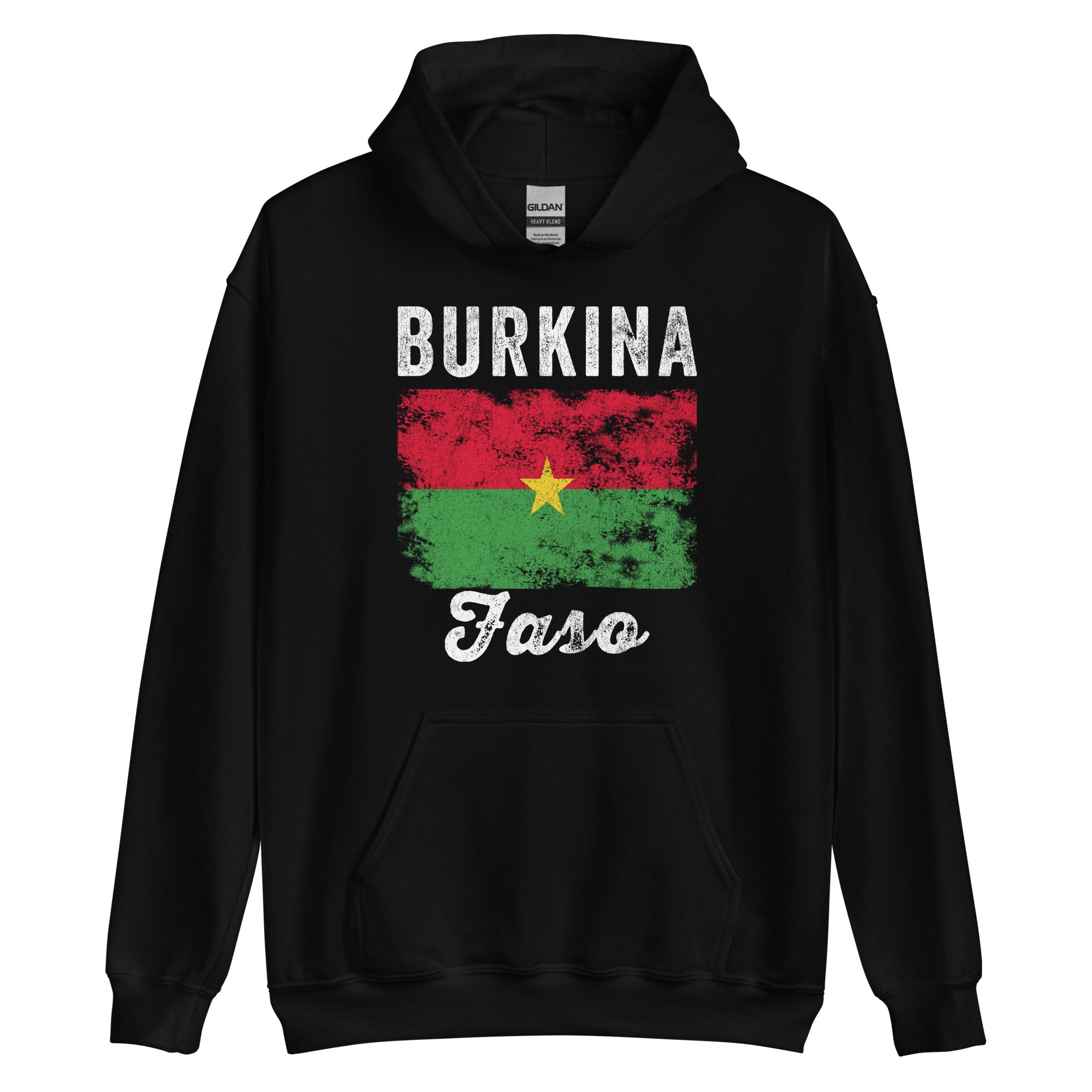 Burkina Faso Flag Vintage Burkinabe Flag Hoodie