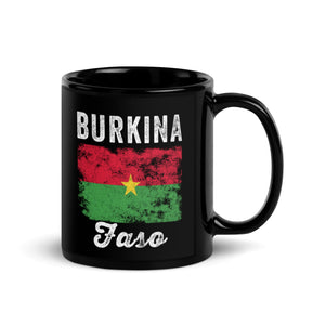 Burkina Faso Flag Vintage Burkinabe Flag Mug