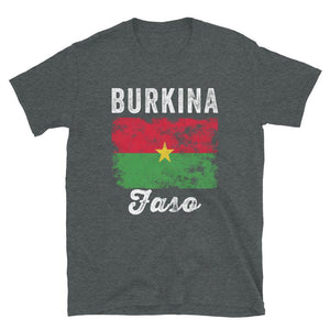 Burkina Faso Flag Vintage Burkinabe Flag T-Shirt